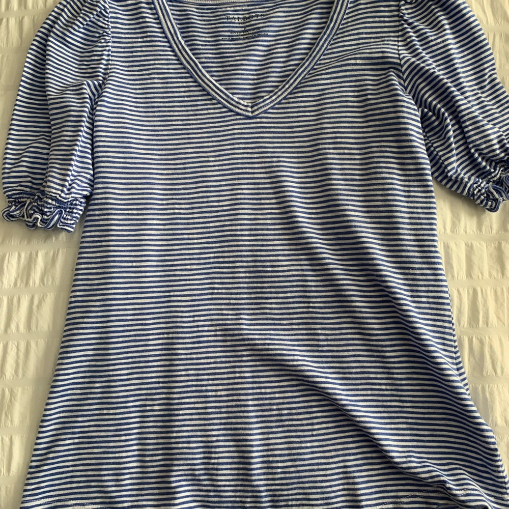Talbots Striped Top - Picture 7 of 16
